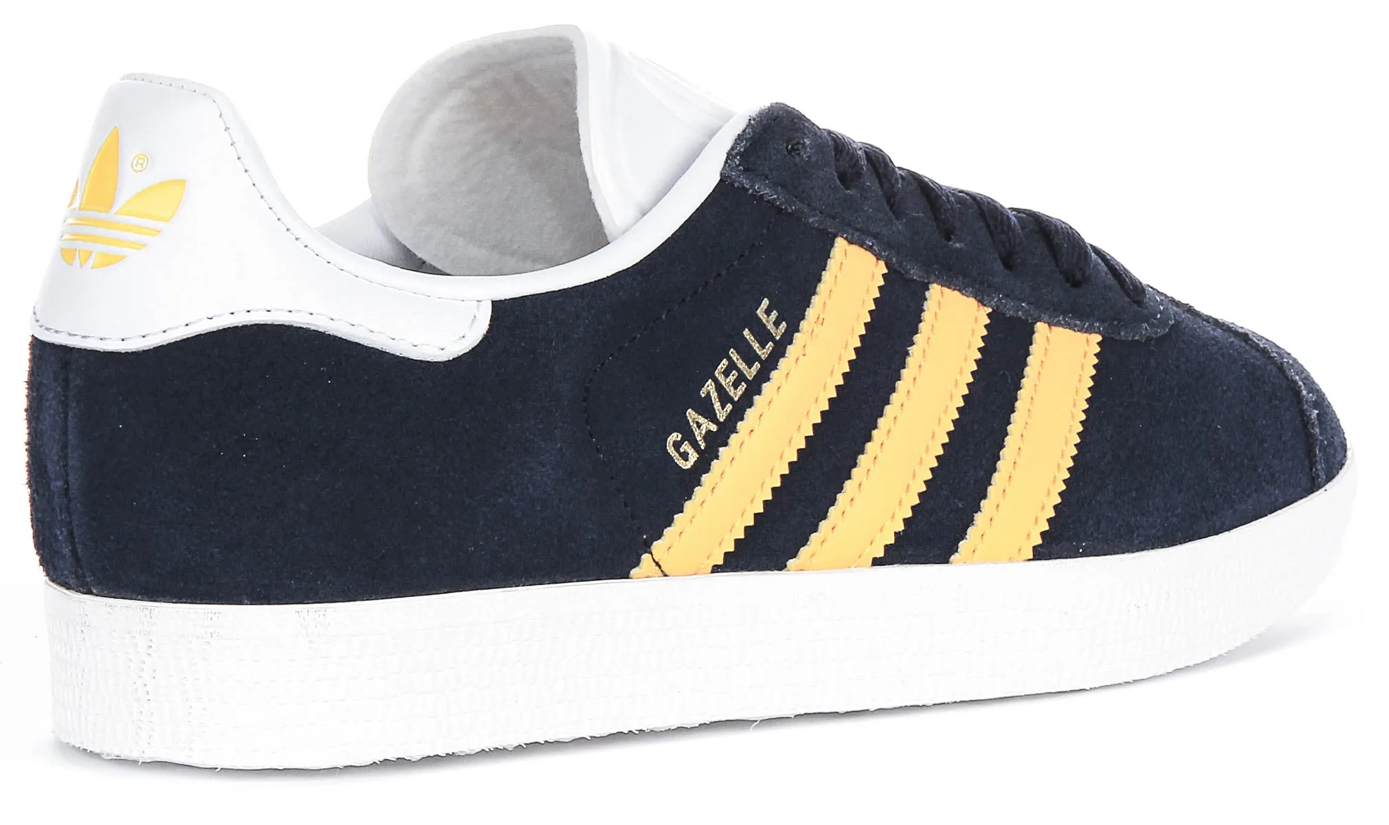Adidas Gazelle in Marineblau und Gelb Schuhe Adidas