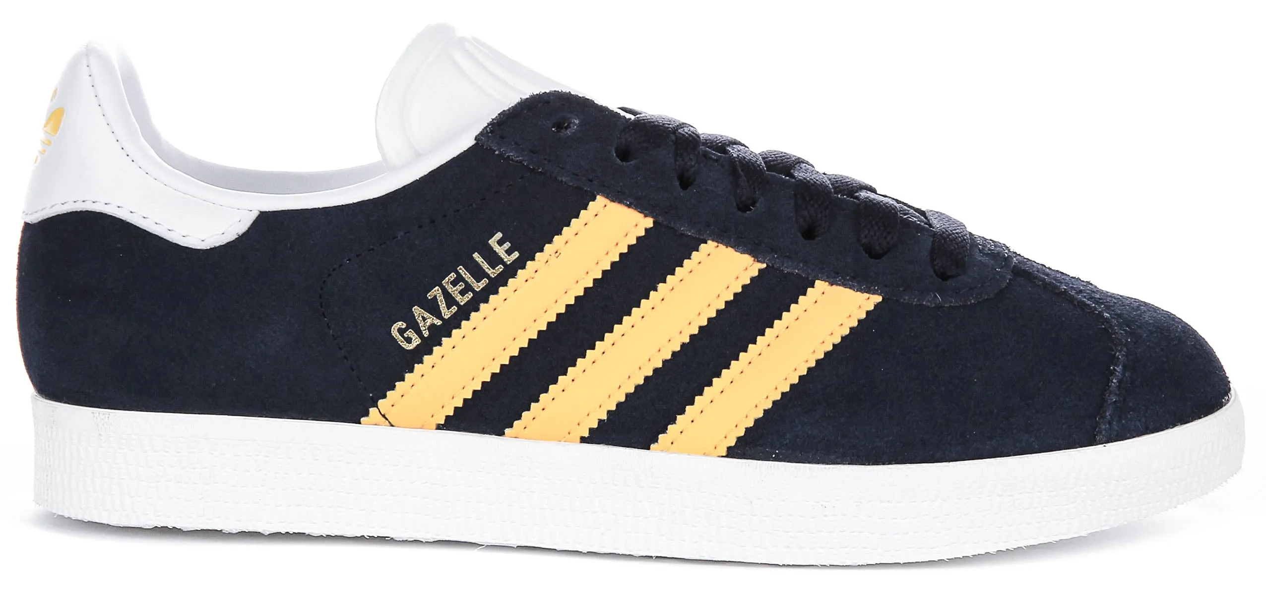 Adidas Gazelle in Marineblau und Gelb Schuhe Adidas