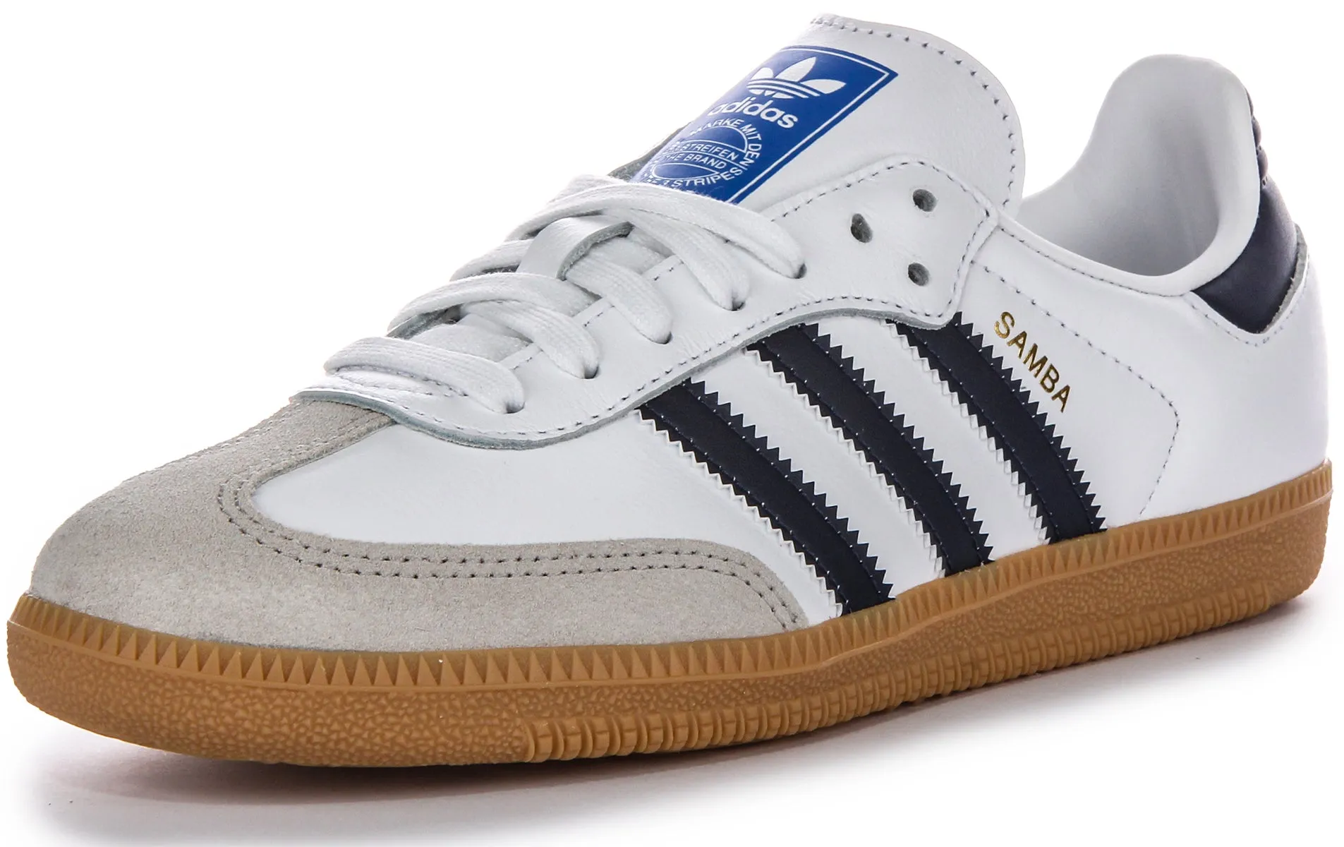 Adidas Samba OG in Weiß Marine Schuhe Adidas
