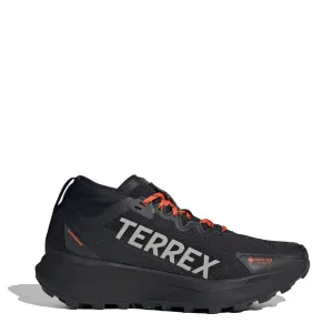 Adidas Terrex Agravic GTX Trail Running Schuh Core Schwarz / Grau / Semi Impact Orange