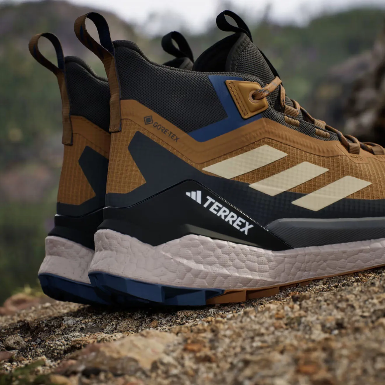 Adidas Terrex Free Hiker Schuhe 2 Braun / Schwarz / Blau