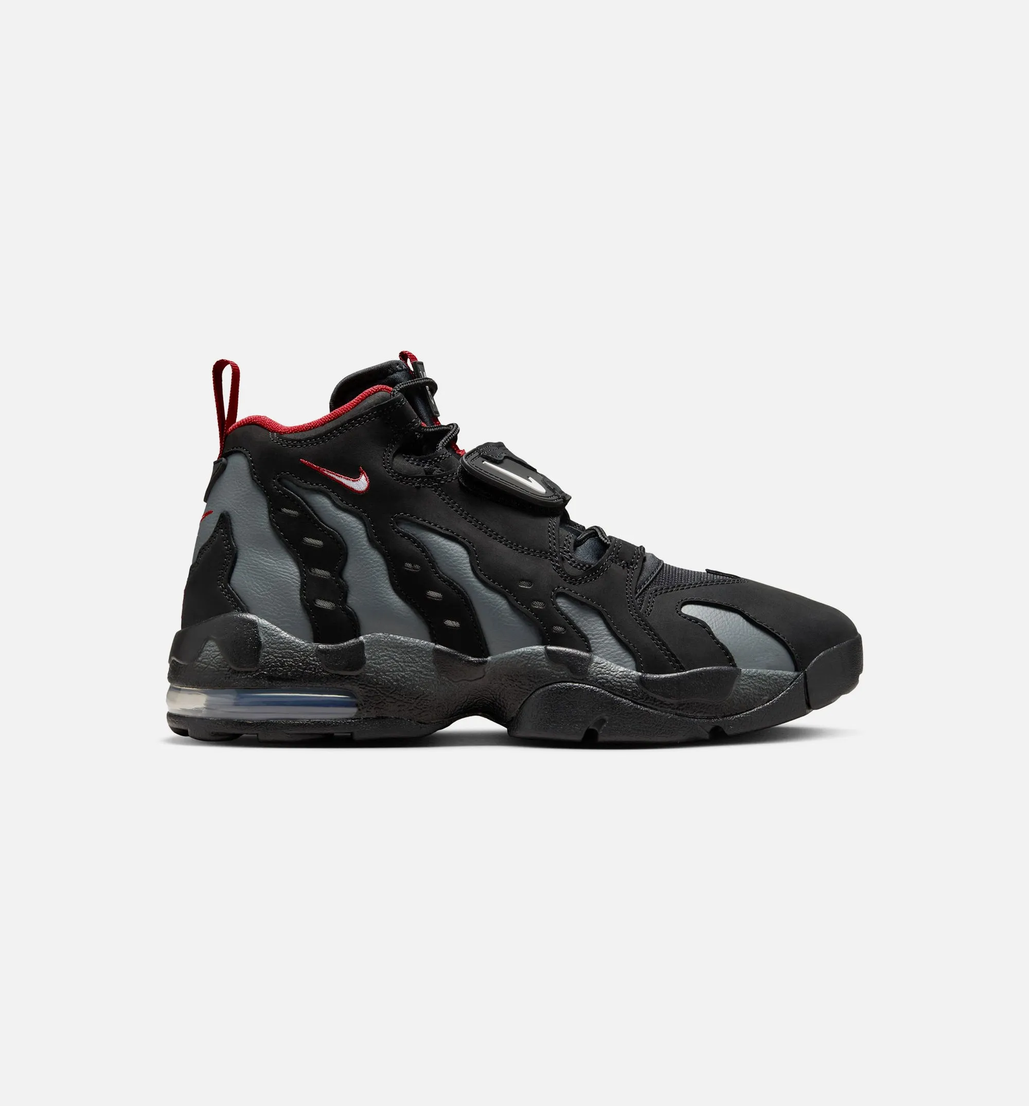 Air DT Max '96 Falcons Herren Lifestyle-Schuh - Schwarz/Weiß/Team Anthrazit/Metallisches Silber/Feuerrot