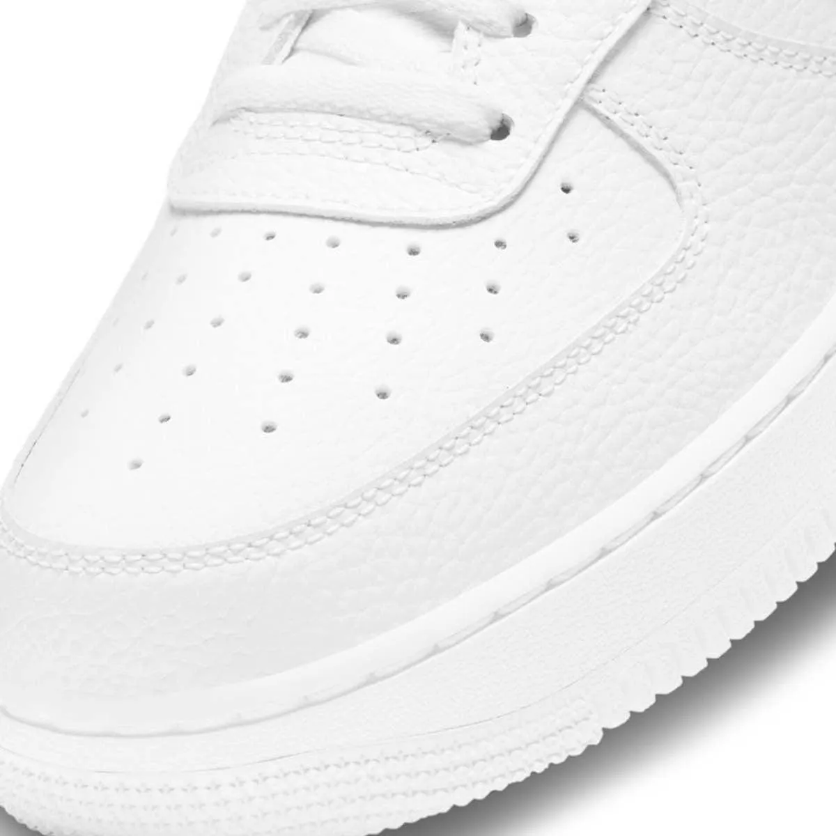 Air Force 1 '07 'Weiß Schwarz Geprägtes Leder'