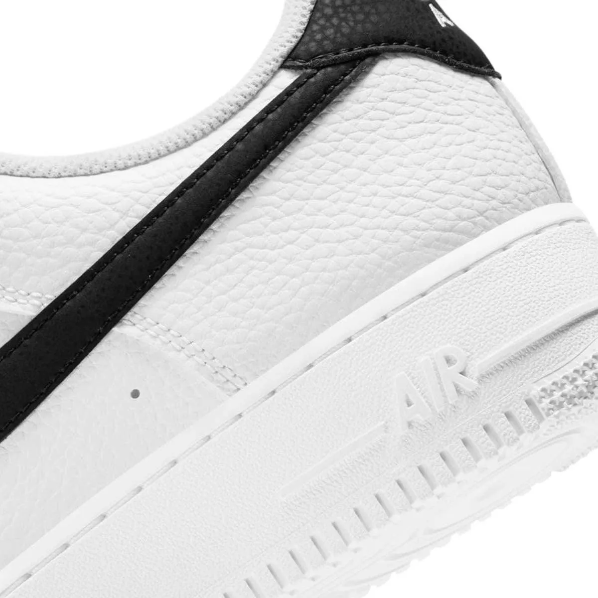 Air Force 1 '07 'Weiß Schwarz Geprägtes Leder'