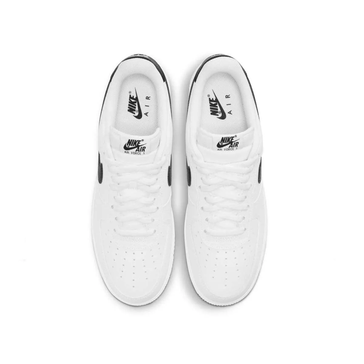 Air Force 1 '07 'Weiß Schwarz Geprägtes Leder'