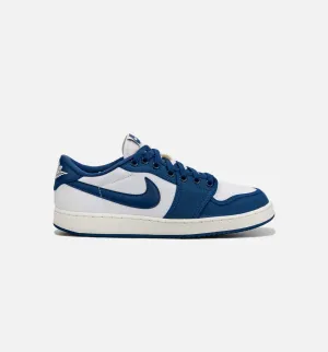 Air Jordan 1 KO Low Dark Royal Blue Herren Lifestyle-Schuh - Weiß/Blau