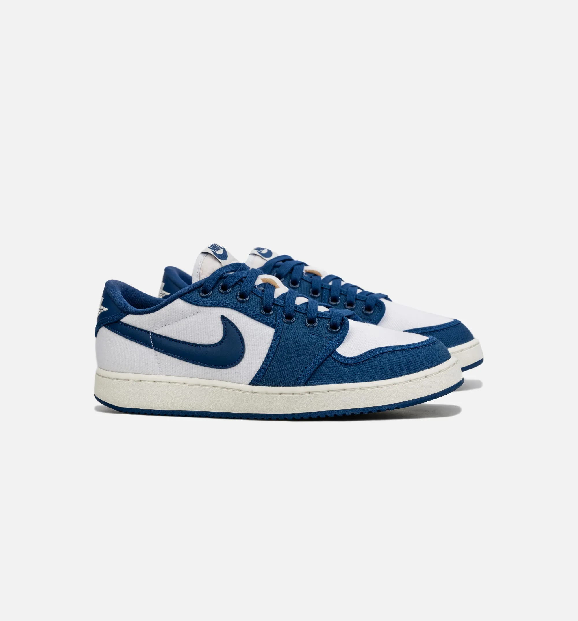 Air Jordan 1 KO Low Dark Royal Blue Herren Lifestyle-Schuh - Weiß/Blau