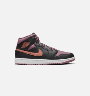 Air Jordan 1 Retro Mid SE Sky J Mauve Herren Lifestyle-Schuh - Schwarz/Mauve/Weiß
