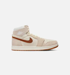 Air Jordan 1 Zoom CMFT 2 Herren Lifestyle-Schuh - Segeltuch/Legend Mittelbraun/Fossil/Legend Kaffee