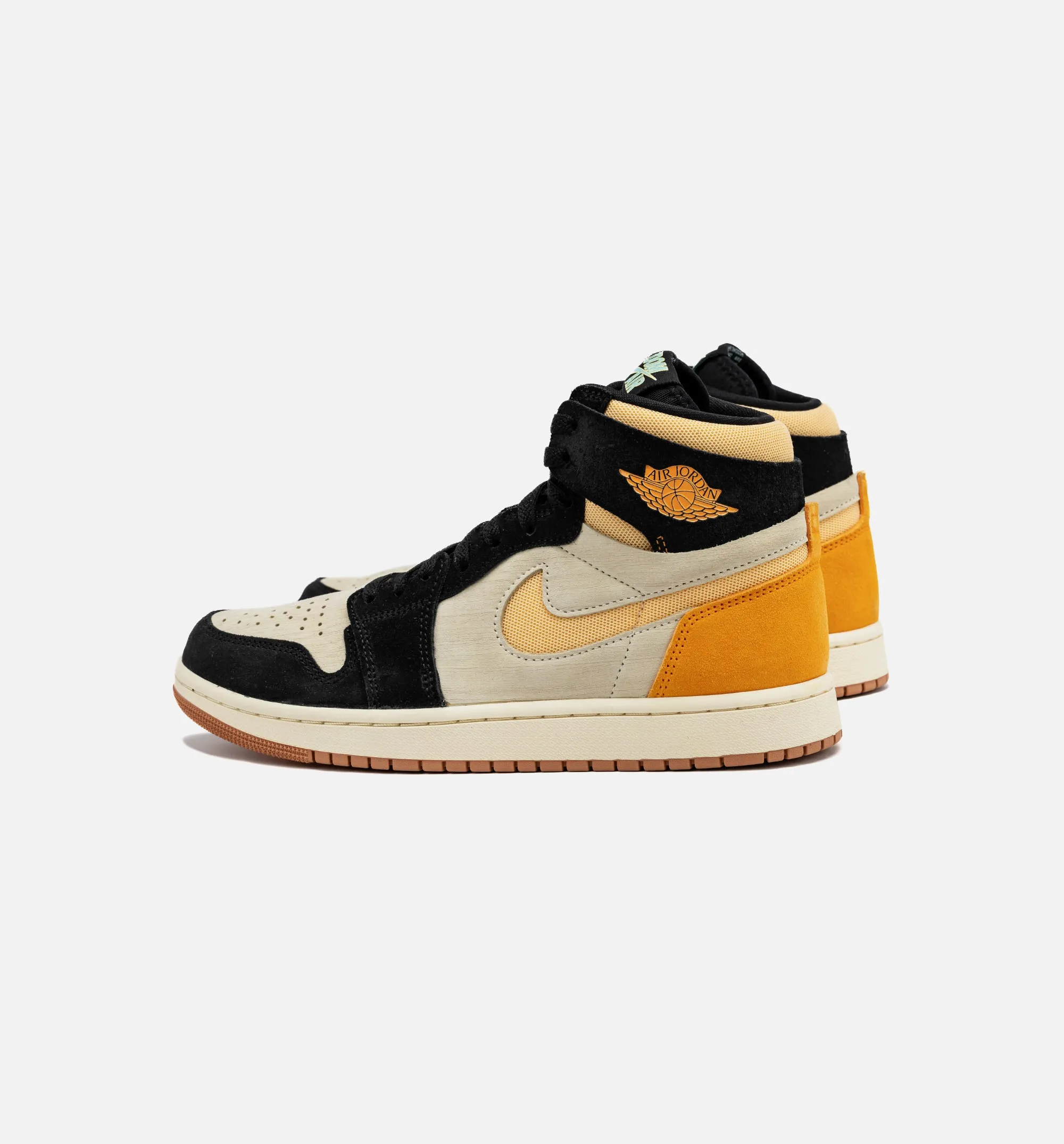 Air Jordan 1 Zoom CMFT 2 Muslin Vivid Orange Herren Lifestyle-Schuh - Muslin/Schwarz/Knallorange/Himmlisches Gold