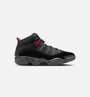 Air Jordan 6 Rings Herren Lifestyle-Schuh - Schwarz/Feuerrot