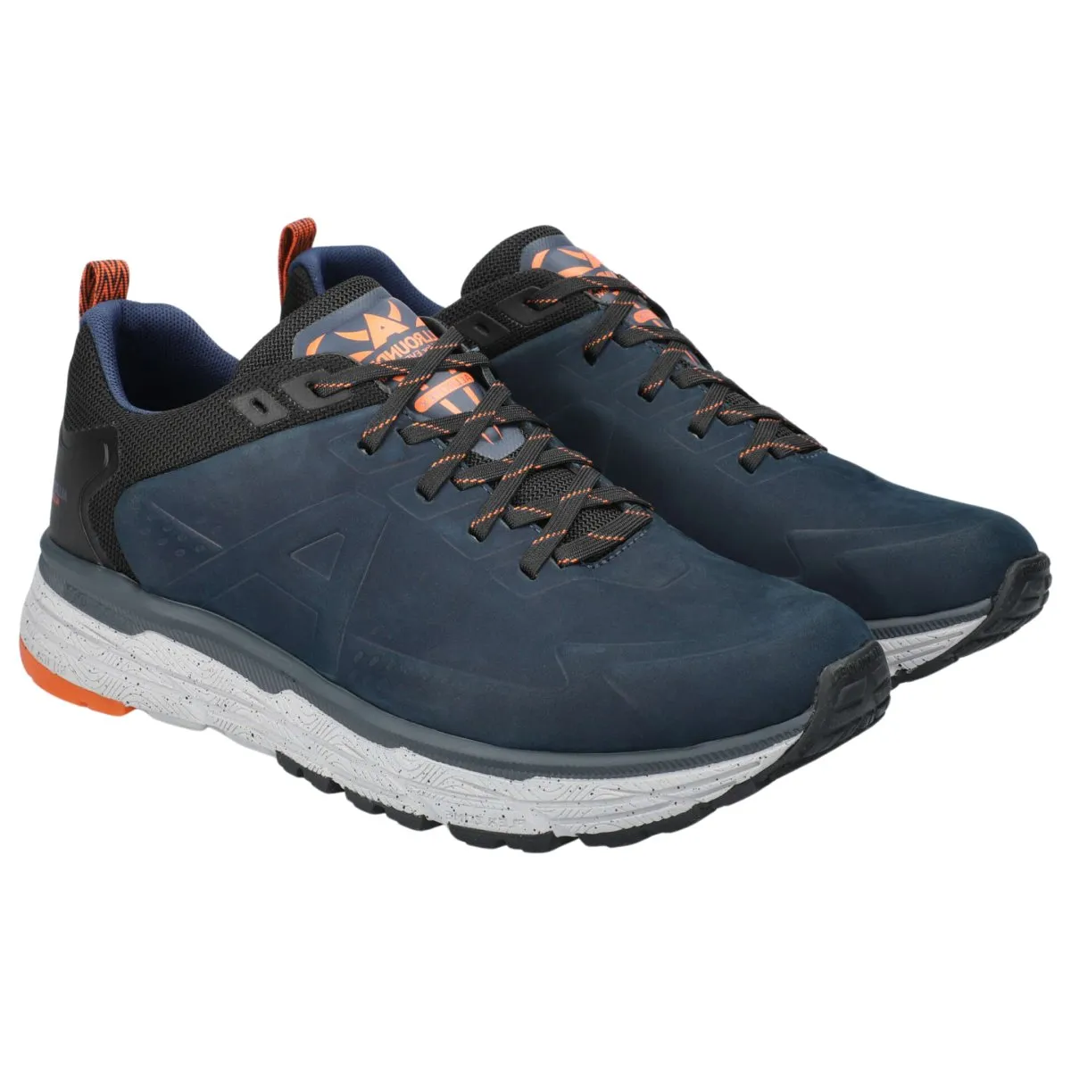 AllRounder Herren Alando-Tex Blau/Schwarz Nubuk wasserdicht