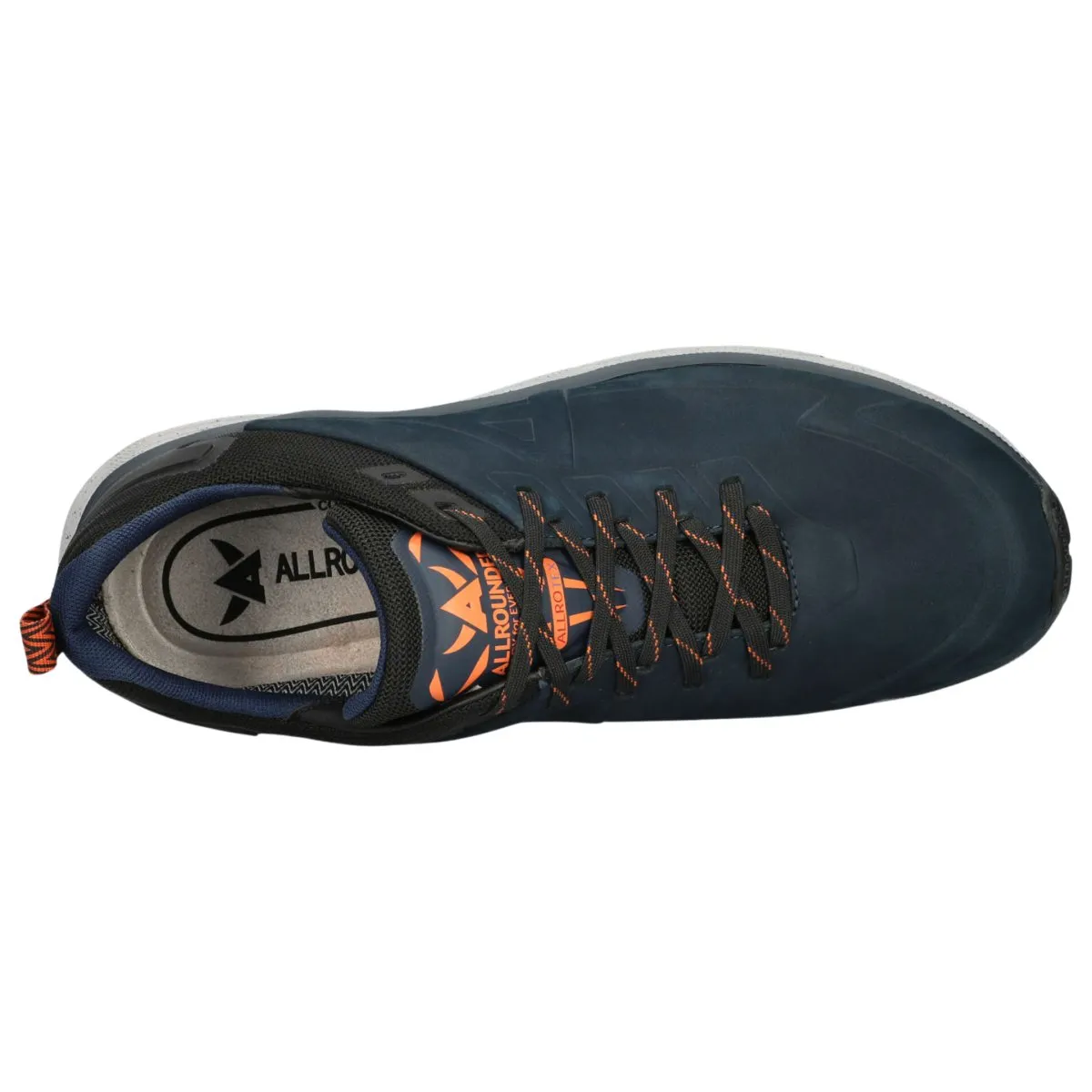 AllRounder Herren Alando-Tex Blau/Schwarz Nubuk wasserdicht