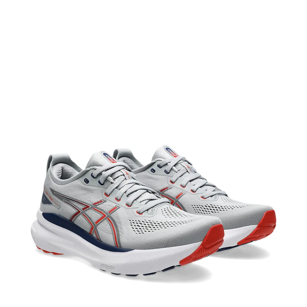 Asics Herren Gel-Kayano 31 Sneaker in Piedmont Grau/Feurig Rot
