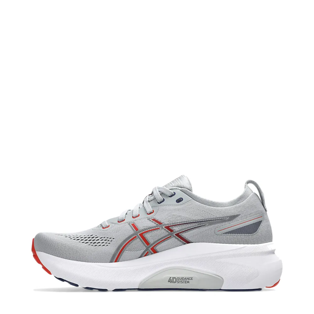 Asics Herren Gel-Kayano 31 Sneaker in Piedmont Grau/Feurig Rot