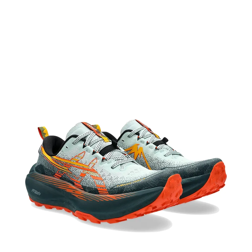 Asics Herren Trabuco 4 Sneaker in Kaltmoos/Neonorange