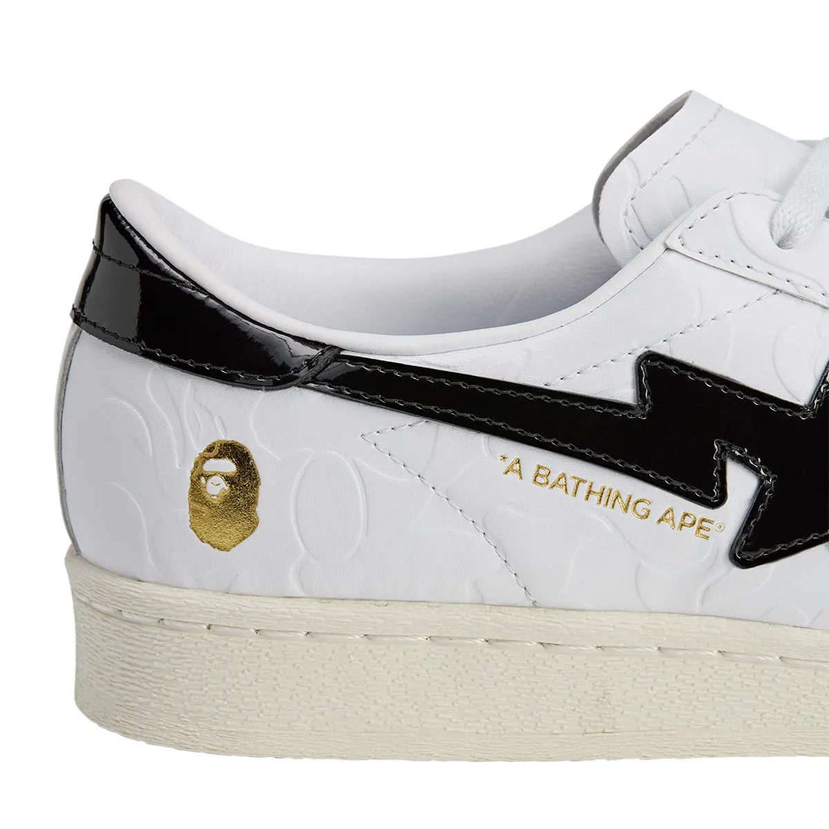  BAPE Superstar Vintage 'Weiß Schwarz'