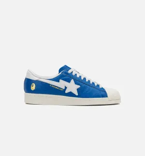 Bape x Adidas Superstar Vintage Herren Lifestyle-Schuh - Blau/Weiß