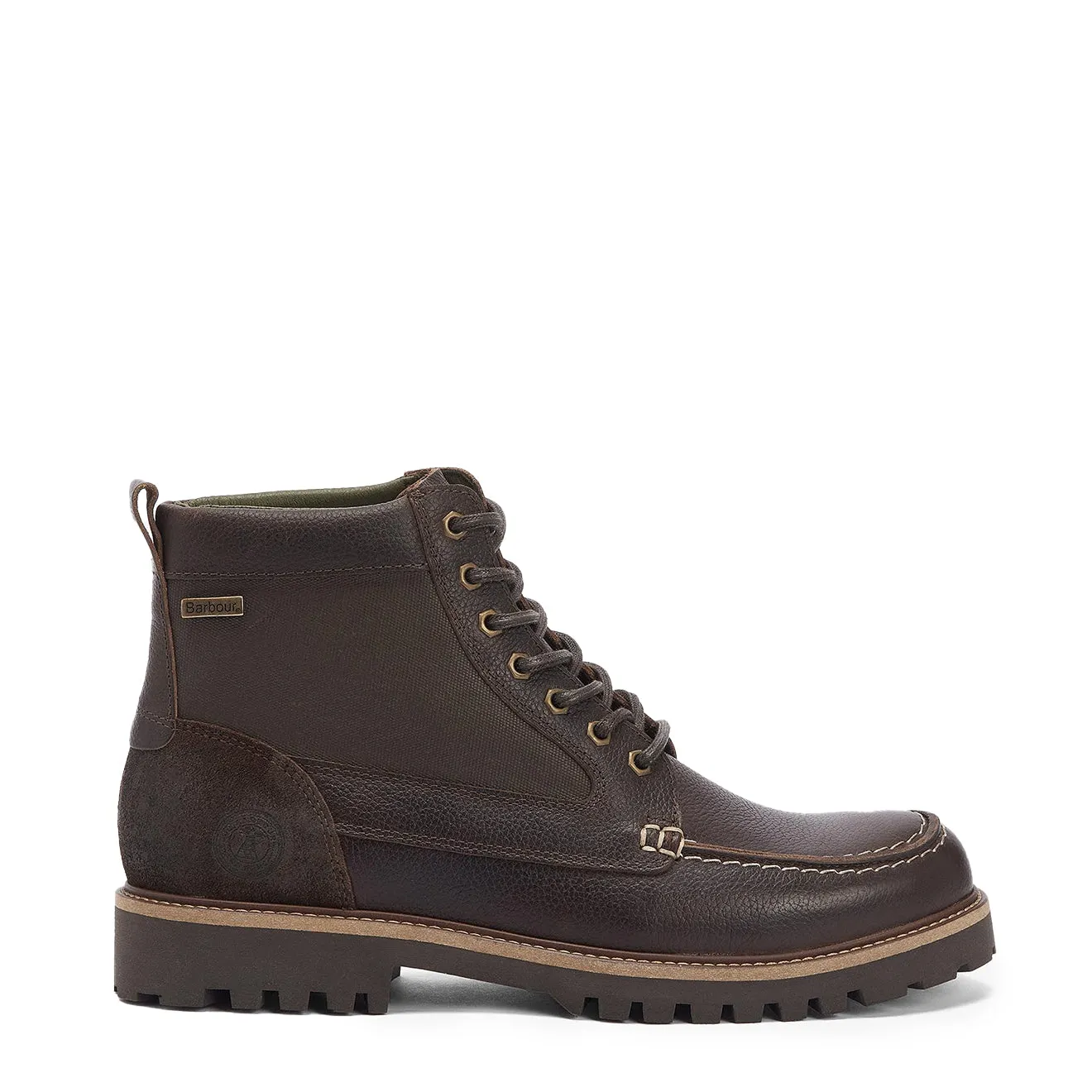 Barbour Sheene Mokassin-Spitzen-Stiefel Braun
