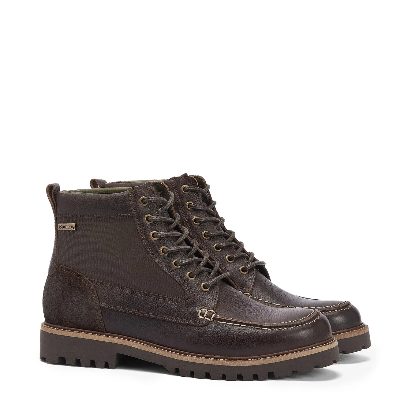 Barbour Sheene Mokassin-Spitzen-Stiefel Braun