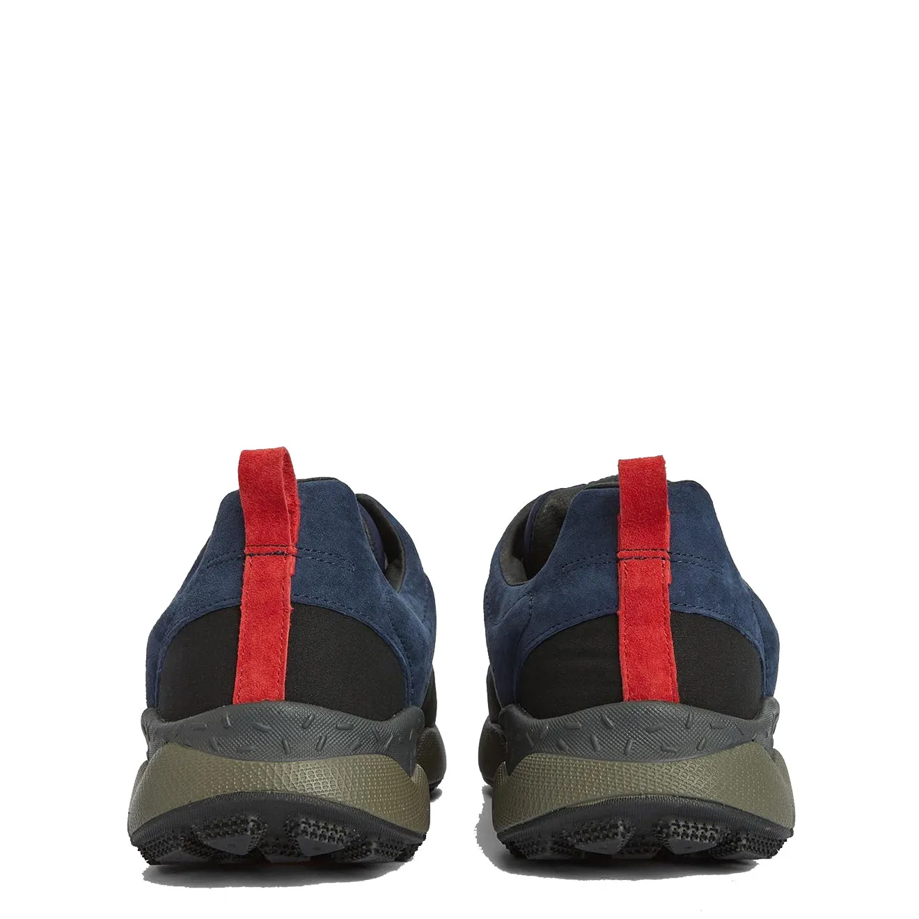 Barbour x Flower Mountain Mountain Back Country Trainer Marineblau / Oliv