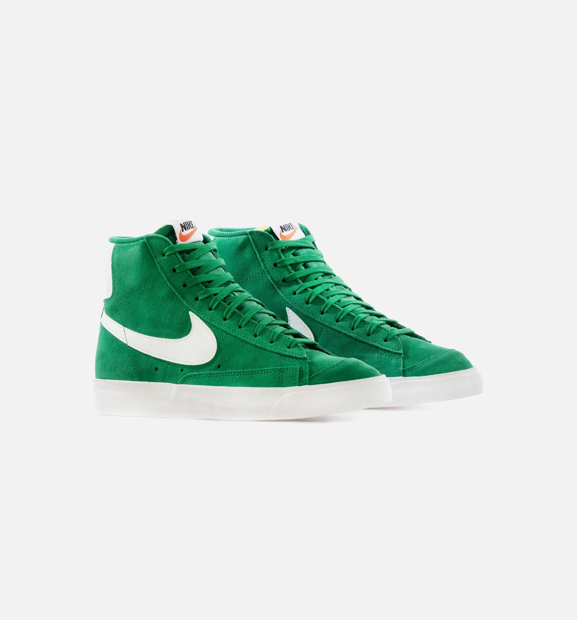 Blazer Mid '77 Wildleder Herren Lifestyle-Schuh - Kieferngrün/Weiß