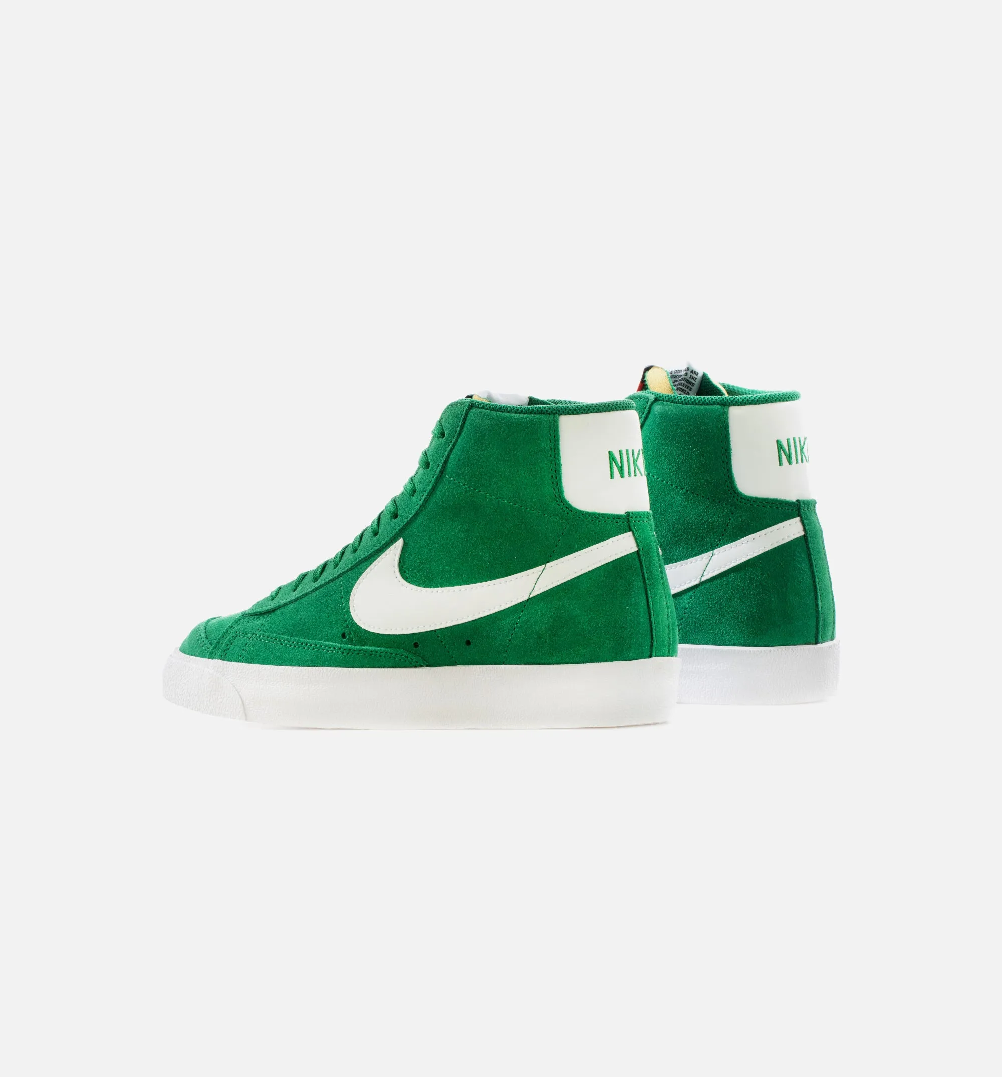 Blazer Mid '77 Wildleder Herren Lifestyle-Schuh - Kieferngrün/Weiß