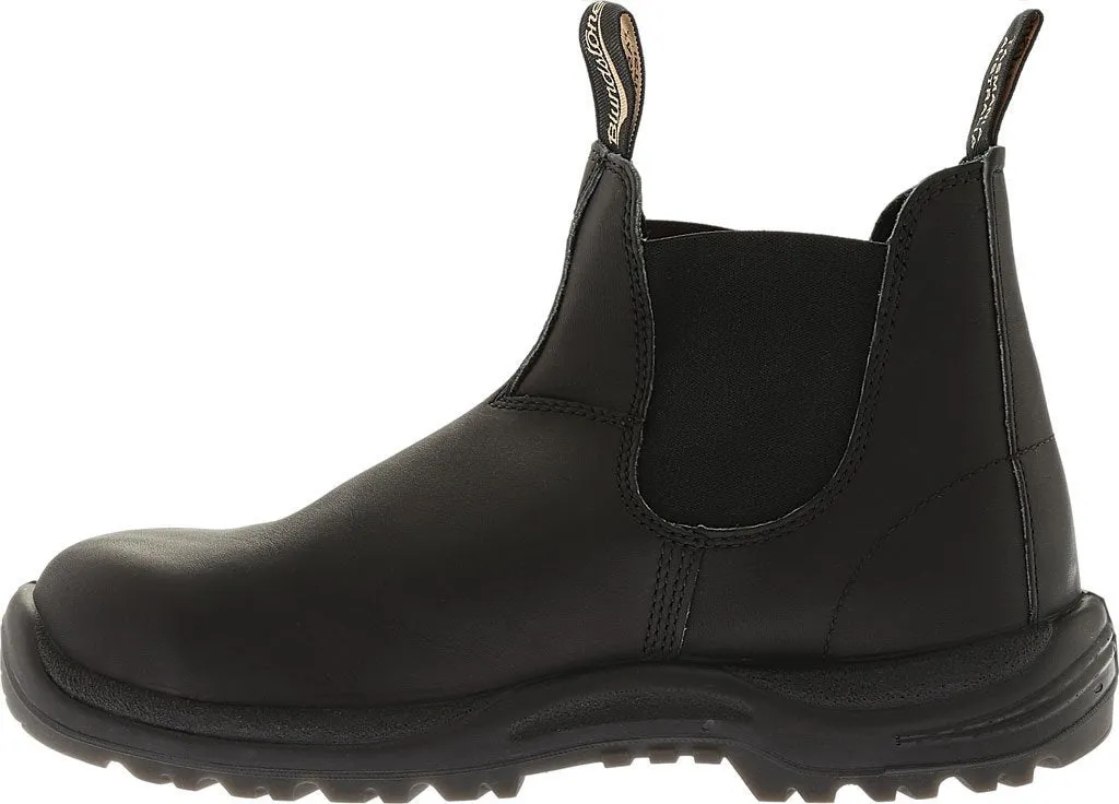 Blundstone Herren 179 Schwarz mit Stahlkappe
