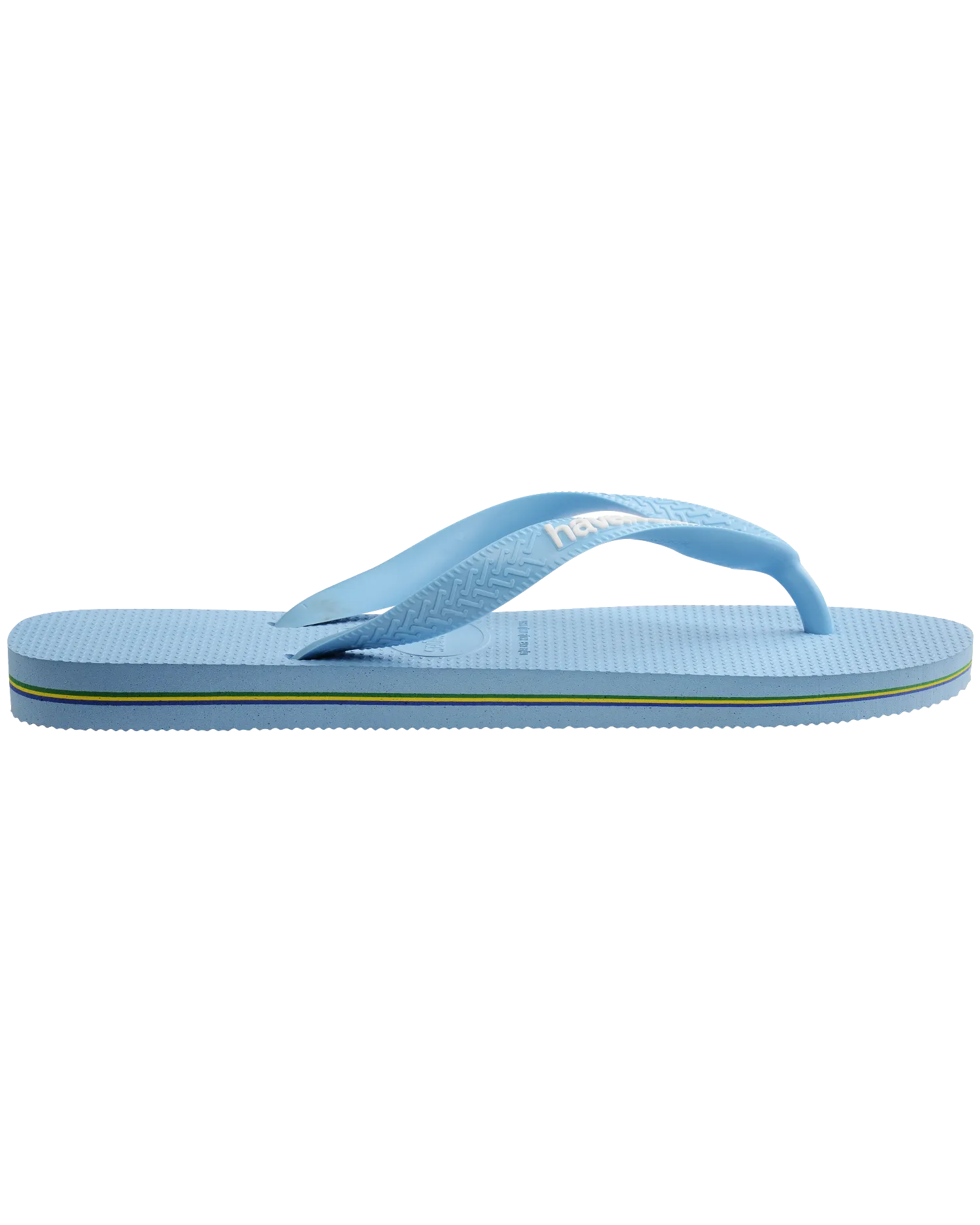 Brazil Logo Flip-Flops in Blau-Lavendel & Weiß
