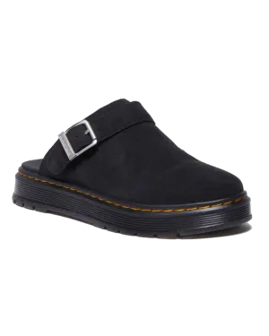 Brookline Bronx Wildleder Mules in Schwarz