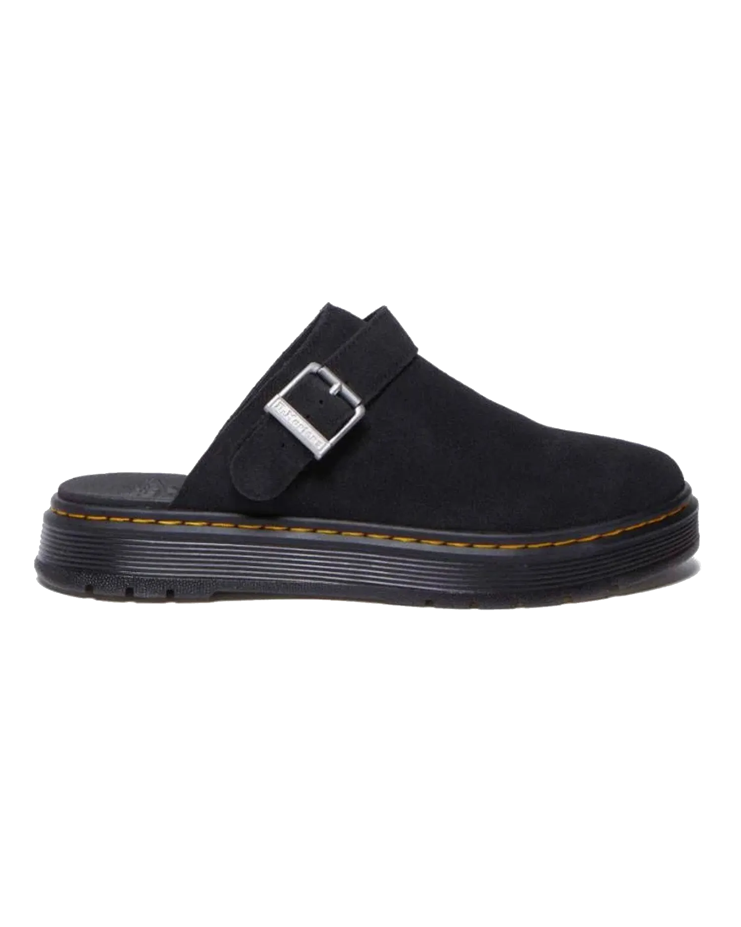 Brookline Bronx Wildleder Mules in Schwarz