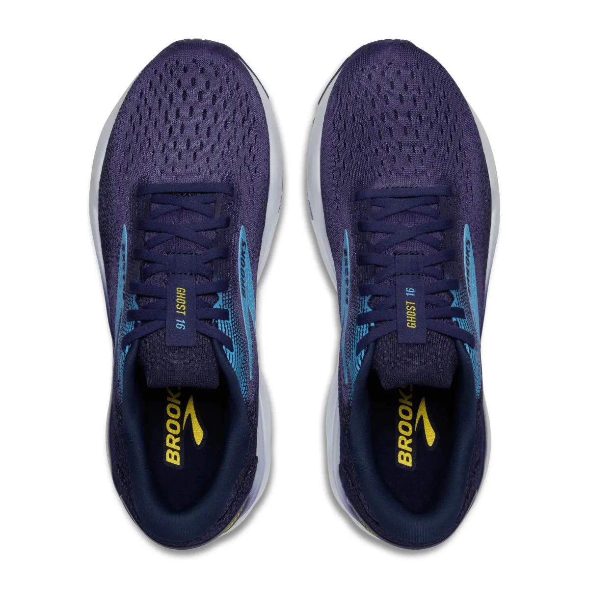Brooks Herren Ghost 16 Blau/Bonnie Blau/Gelb