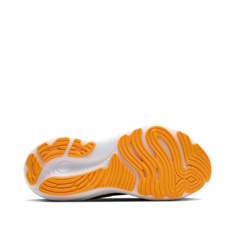 Brooks Herren Glycerin GTS 22 Sneaker in Schwarz/Country Blau/Orange Pop