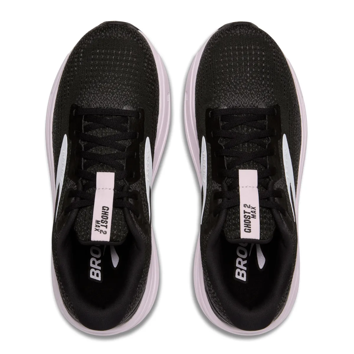 Brooks Women's Ghost Max 2 Schwarz/Orchidee