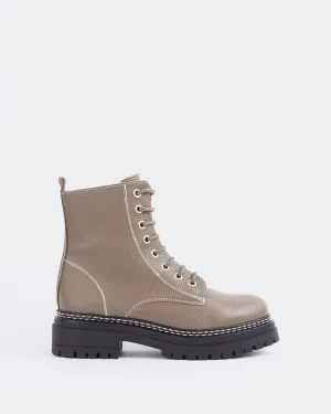 Chandler Taupe Leder