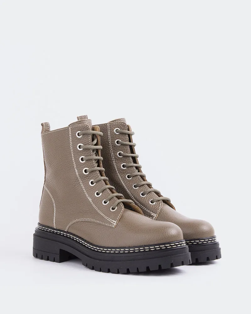 Chandler Taupe Leder