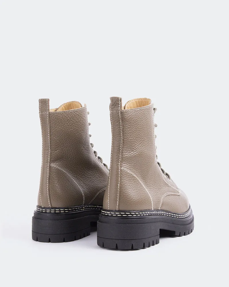Chandler Taupe Leder