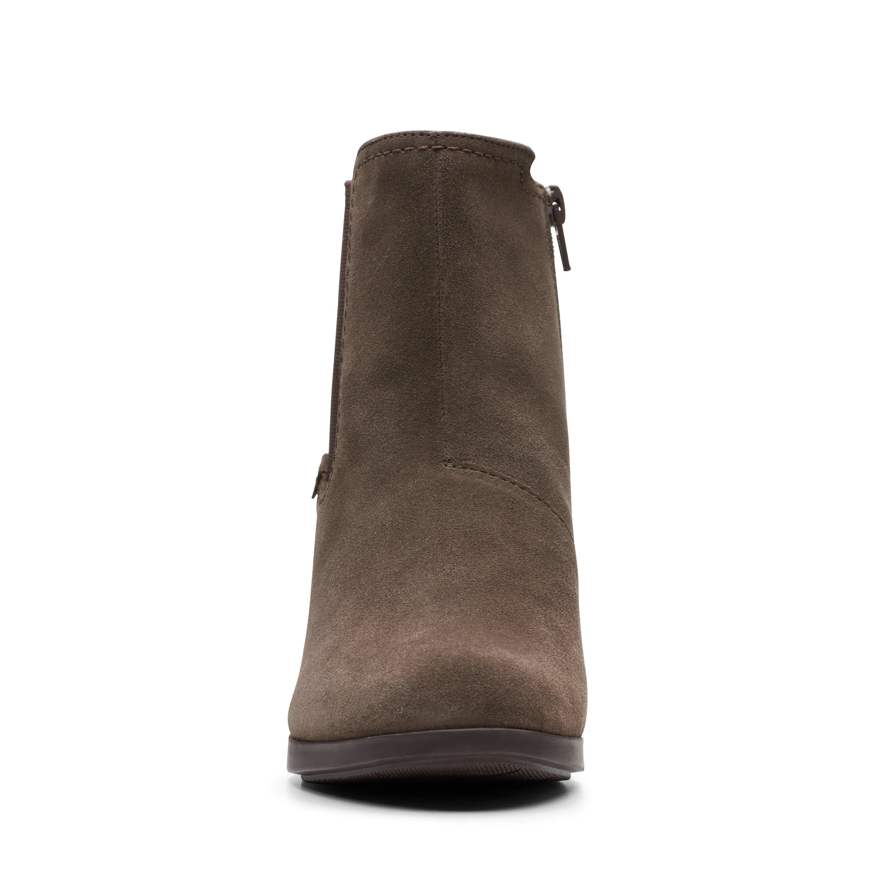 Clarks Bayla Rose in Grauem Wildleder