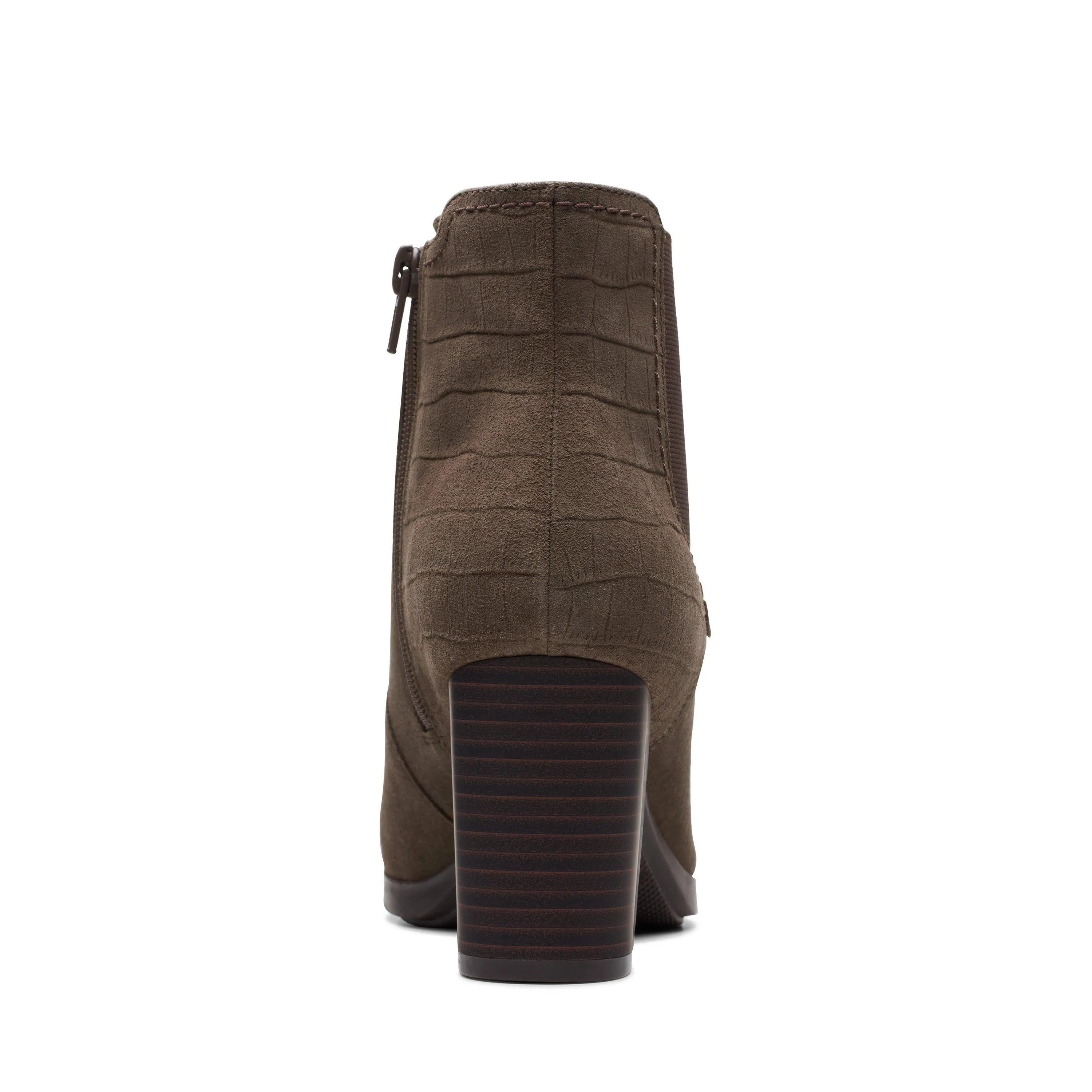 Clarks Bayla Rose in Grauem Wildleder