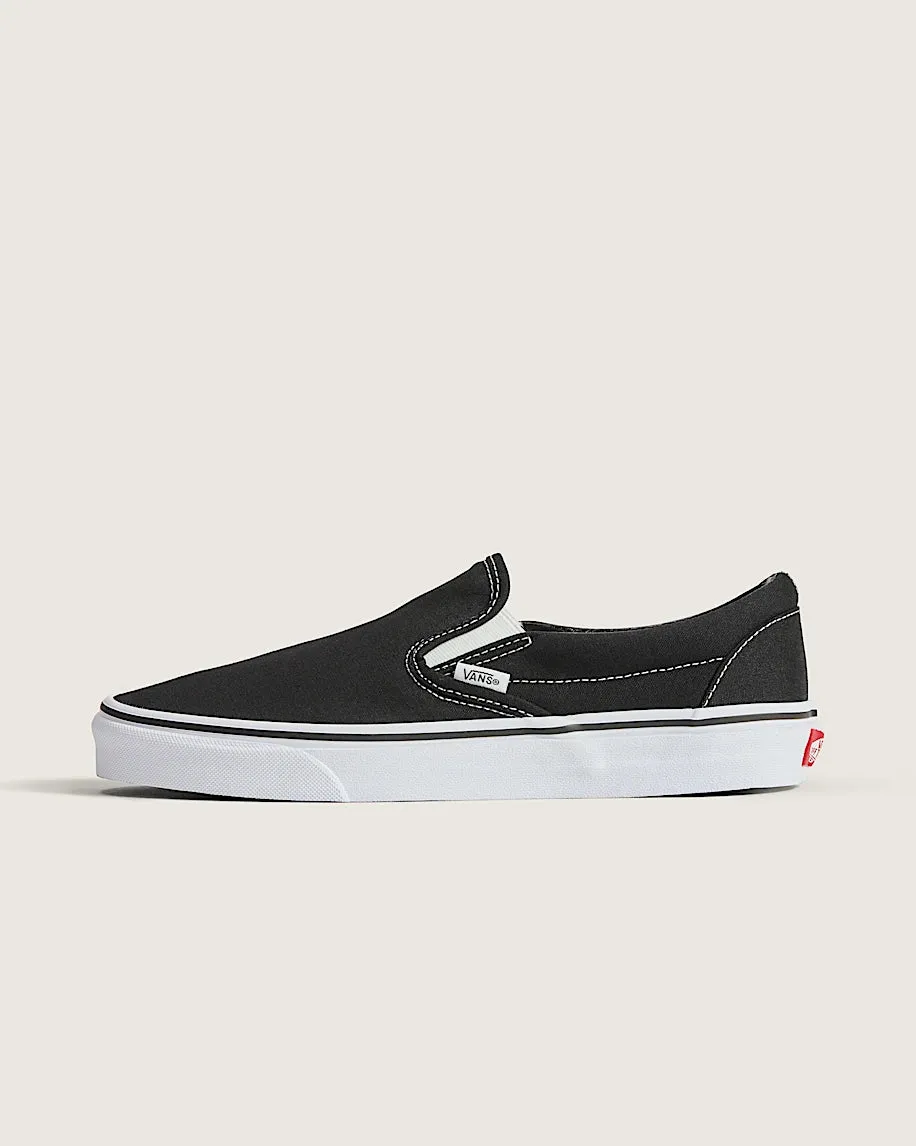 Klassische Slip-On-Schuhe - Schwarz