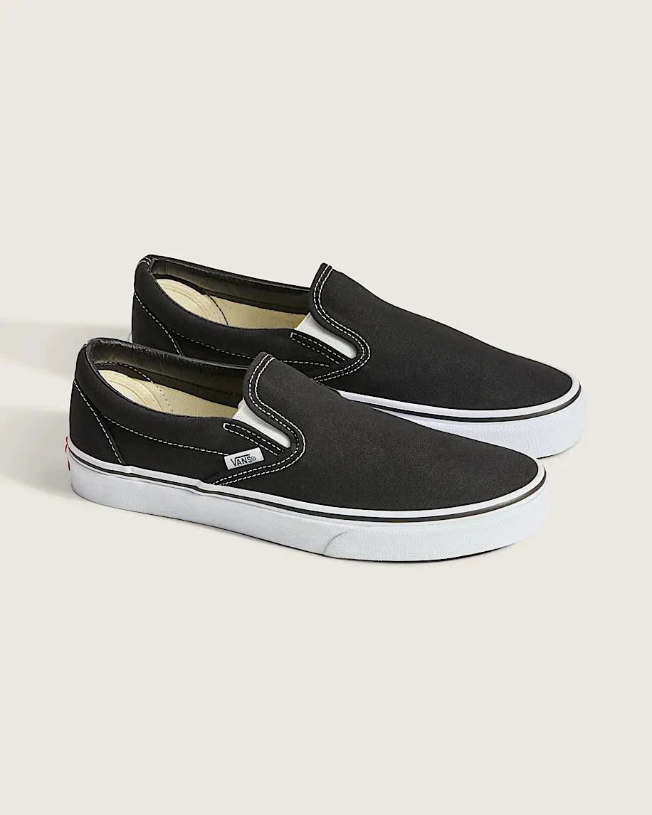 Klassische Slip-On-Schuhe - Schwarz