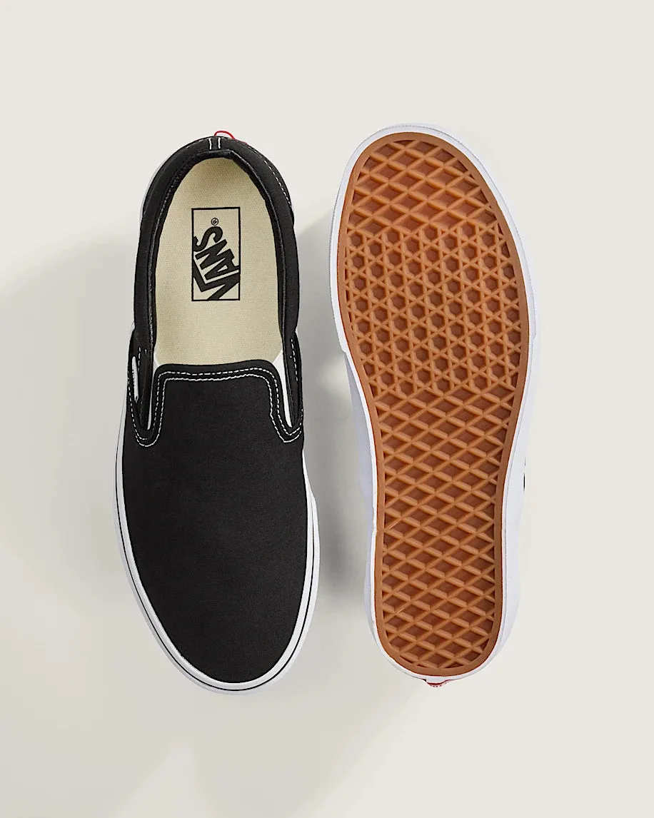 Klassische Slip-On-Schuhe - Schwarz