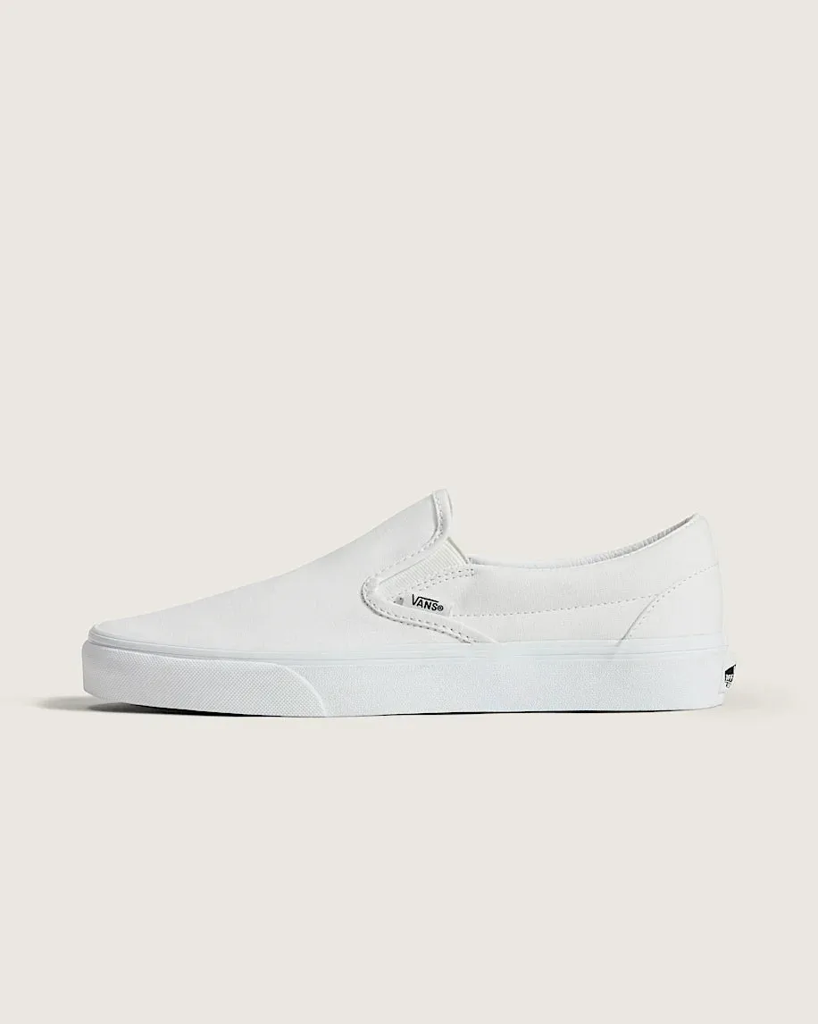 Klassische Slip-On Schuhe - Reinweiß