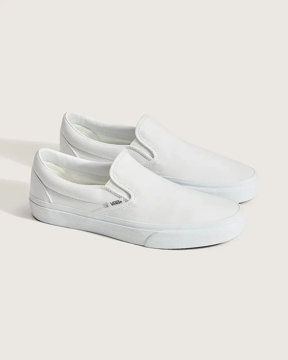 Klassische Slip-On Schuhe - Reinweiß