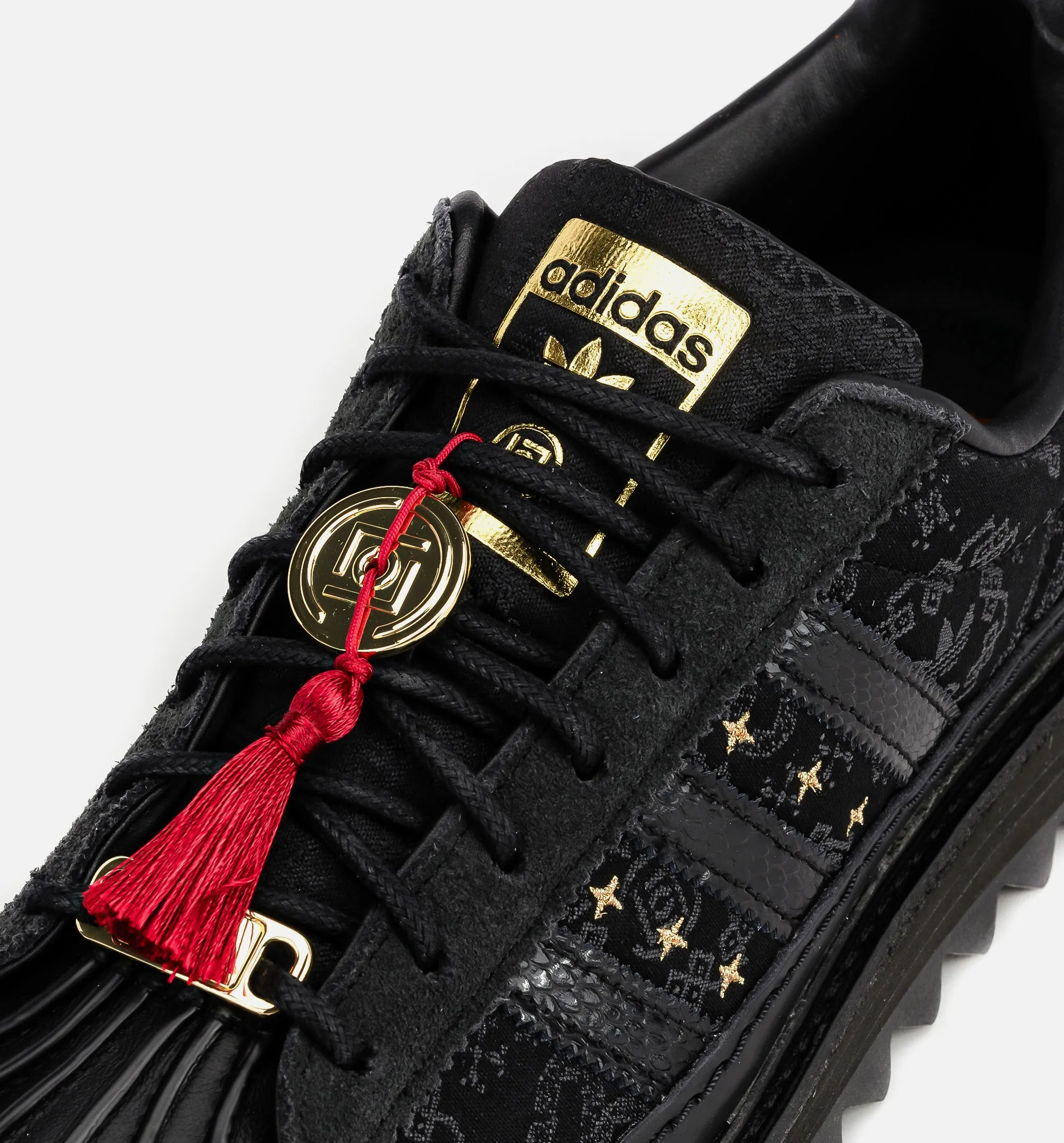 CLOT x Superstar Neujahrsschuh für Herren - Kernschwarz/Kohlenstoff/Gold Metallic