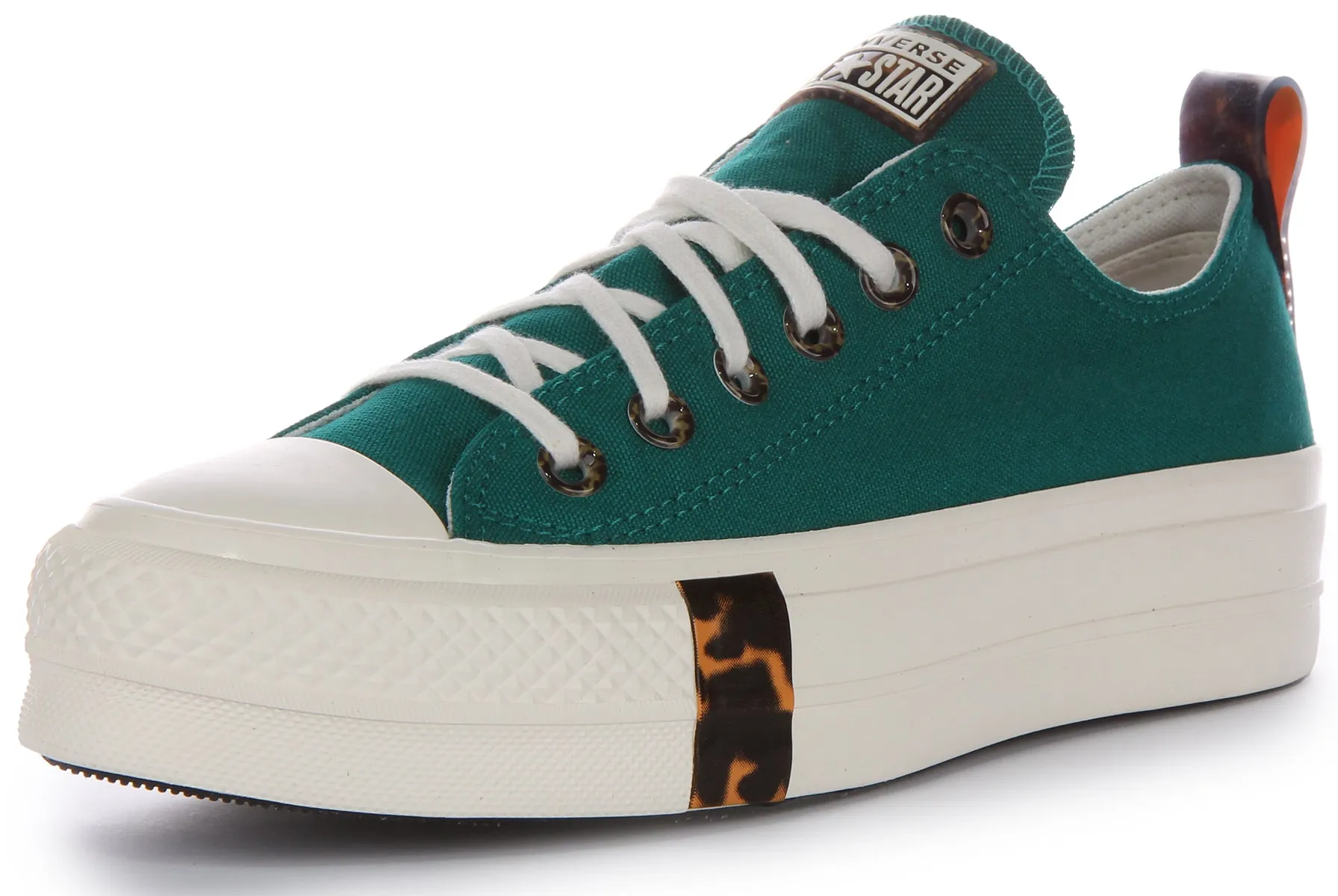 Converse All Star Lift Platform Schildkröte A05288C In Petrol Schuhe Converse