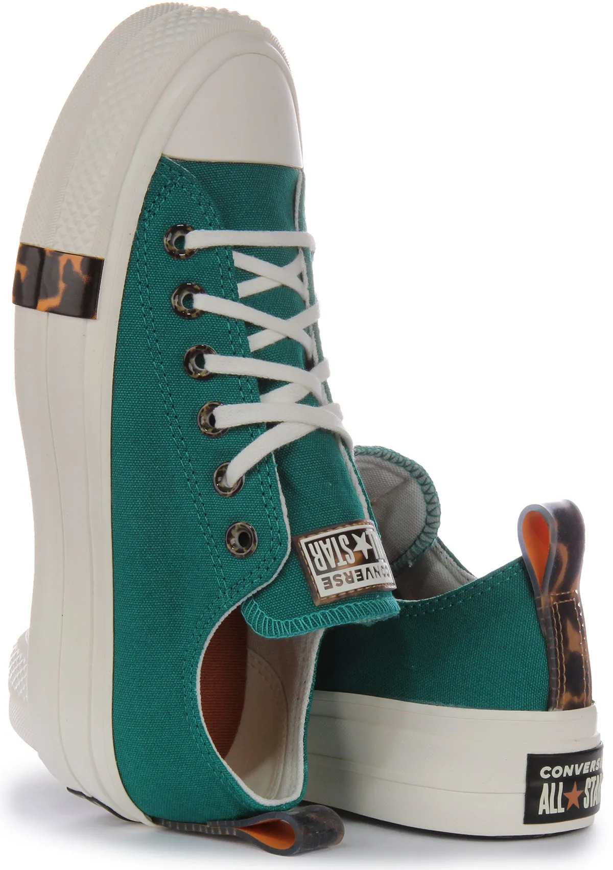 Converse All Star Lift Platform Schildkröte A05288C In Petrol Schuhe Converse