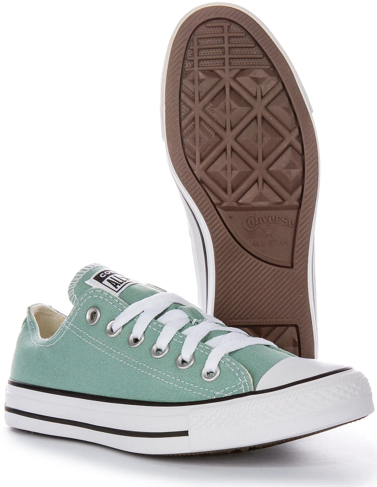 Converse All Star Low A06567C in hellgrünen Schuhen Converse
