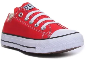 Converse All Star Low Trainer in roten Schuhen Converse