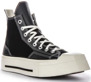 Converse Chuck 70s A06435C De Luxe Quadratisch High in Schwarz Schuhe Converse